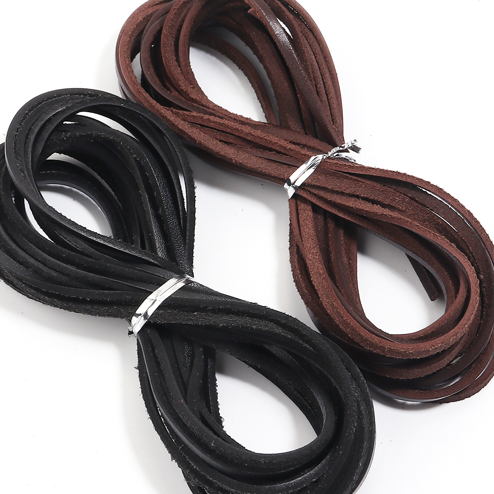 Paracord Bracelet - 5yards 3mm Genuine Cow Leather Cord