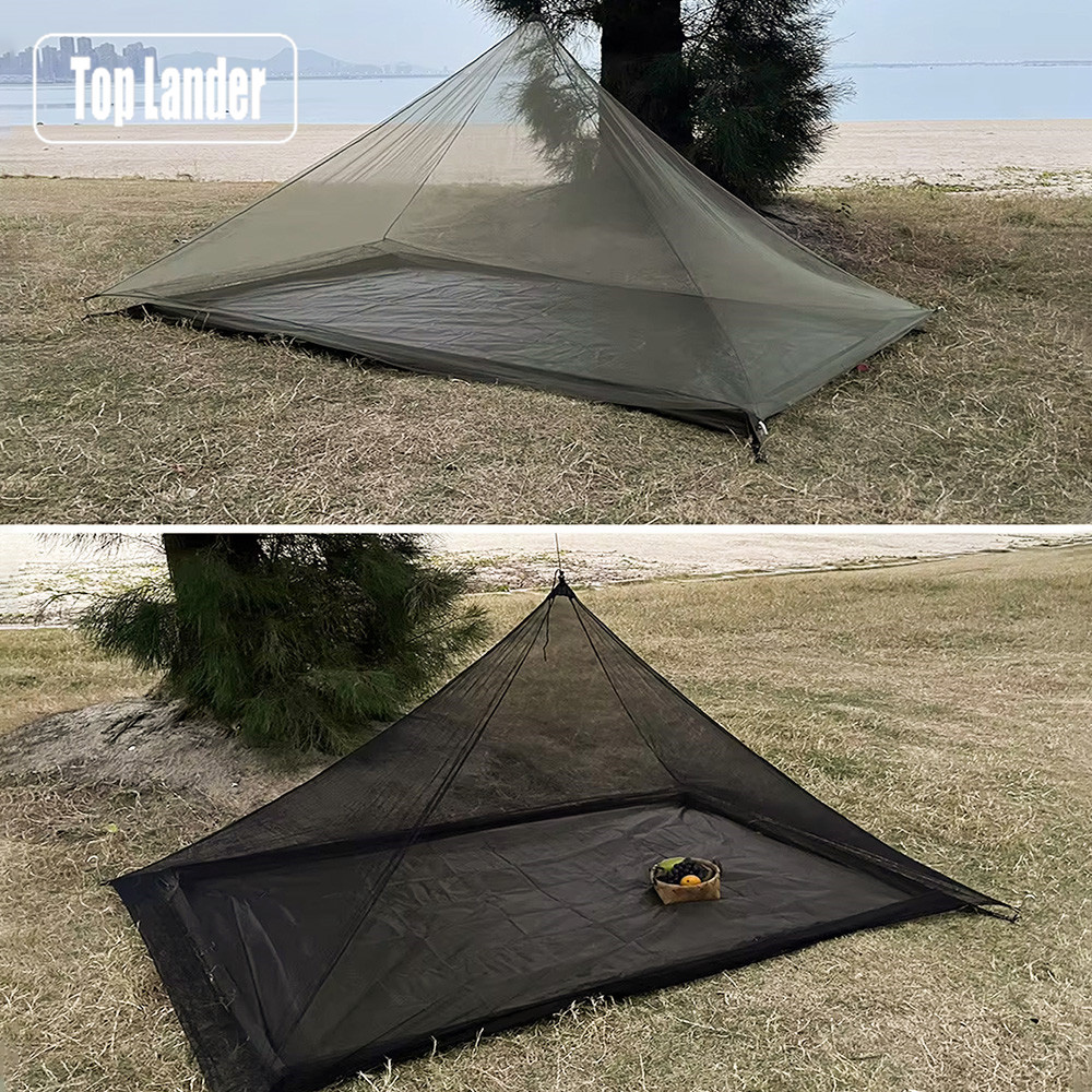 Outdoor Camping Automatic Quick Opening Tent - Camping Mosquito Net Tent Pyramid Mesh