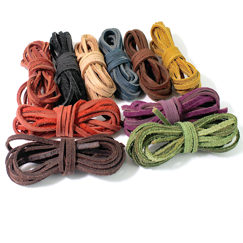 Paracord Bracelet - 2M Genuine Cow Leather Cord Rope