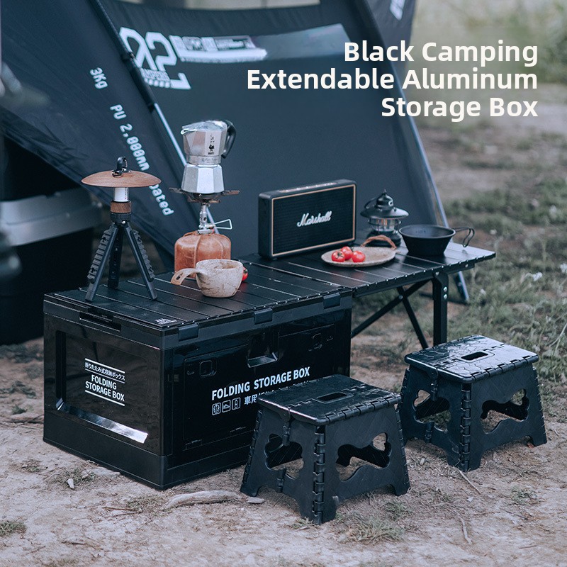 Japanese Outdoor Camping Brand - Outdoor Plastic Storage Box Portable Car