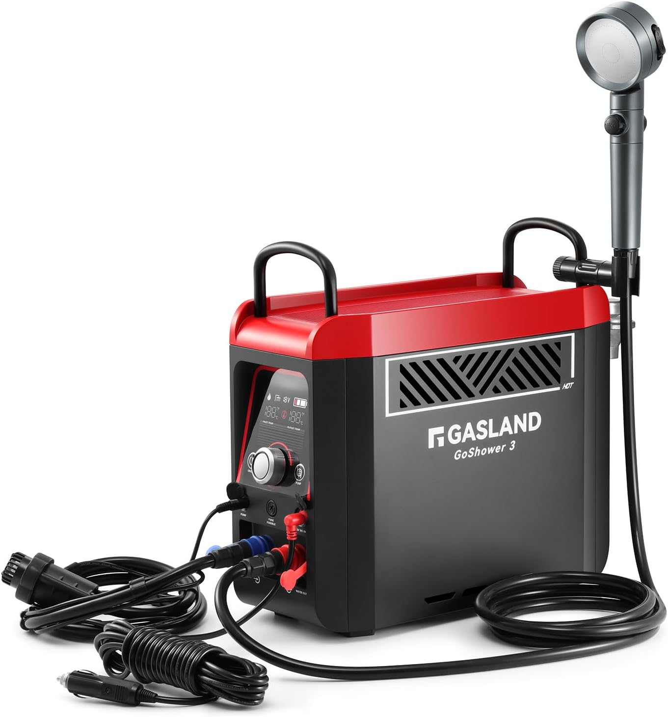 Outdoor Camping Hot Water Heater - Goshower G3 Pro 1lb Propane Portable