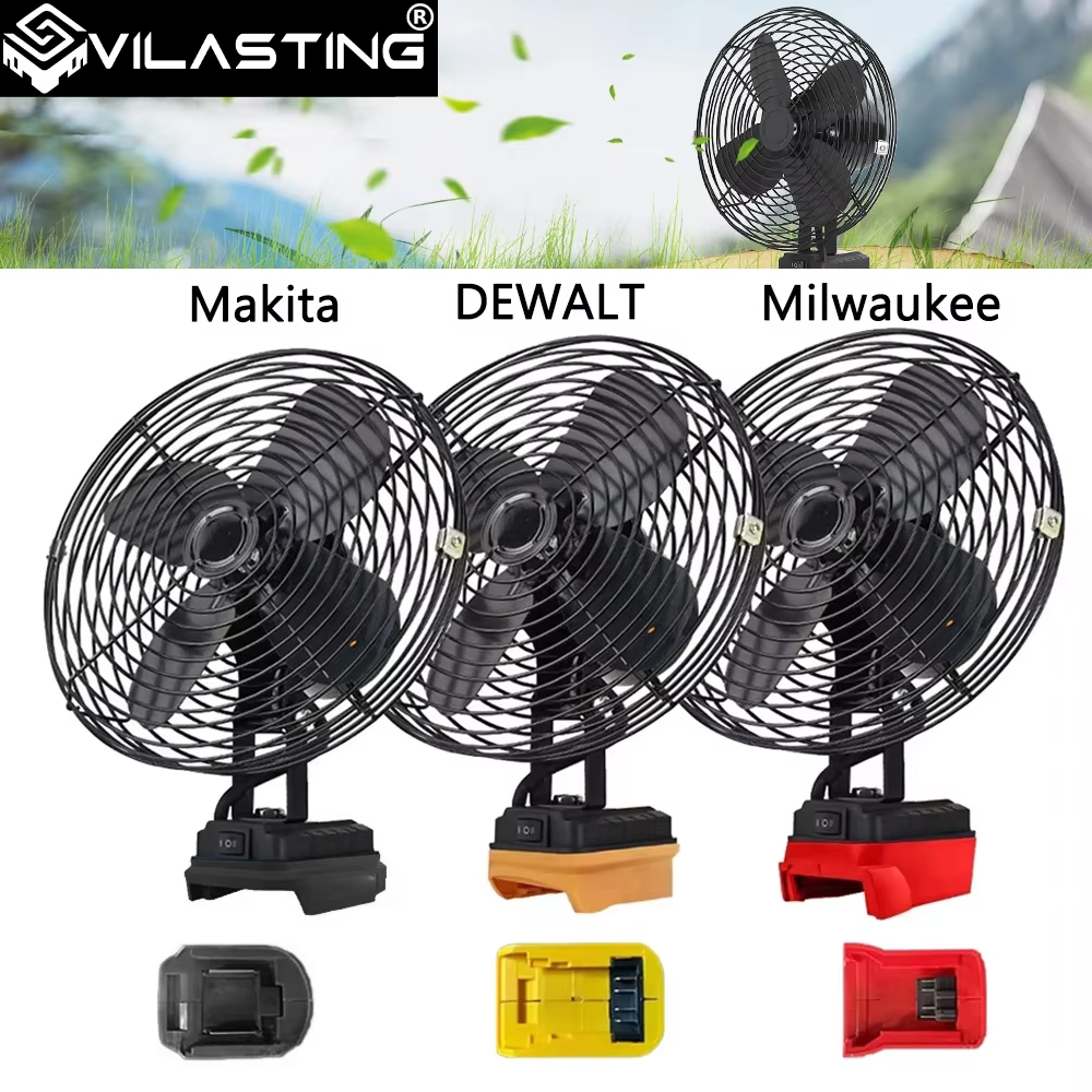 Outdoor Camping Fans - 6/8In Camping Fan Outdoor Fishing Wireless