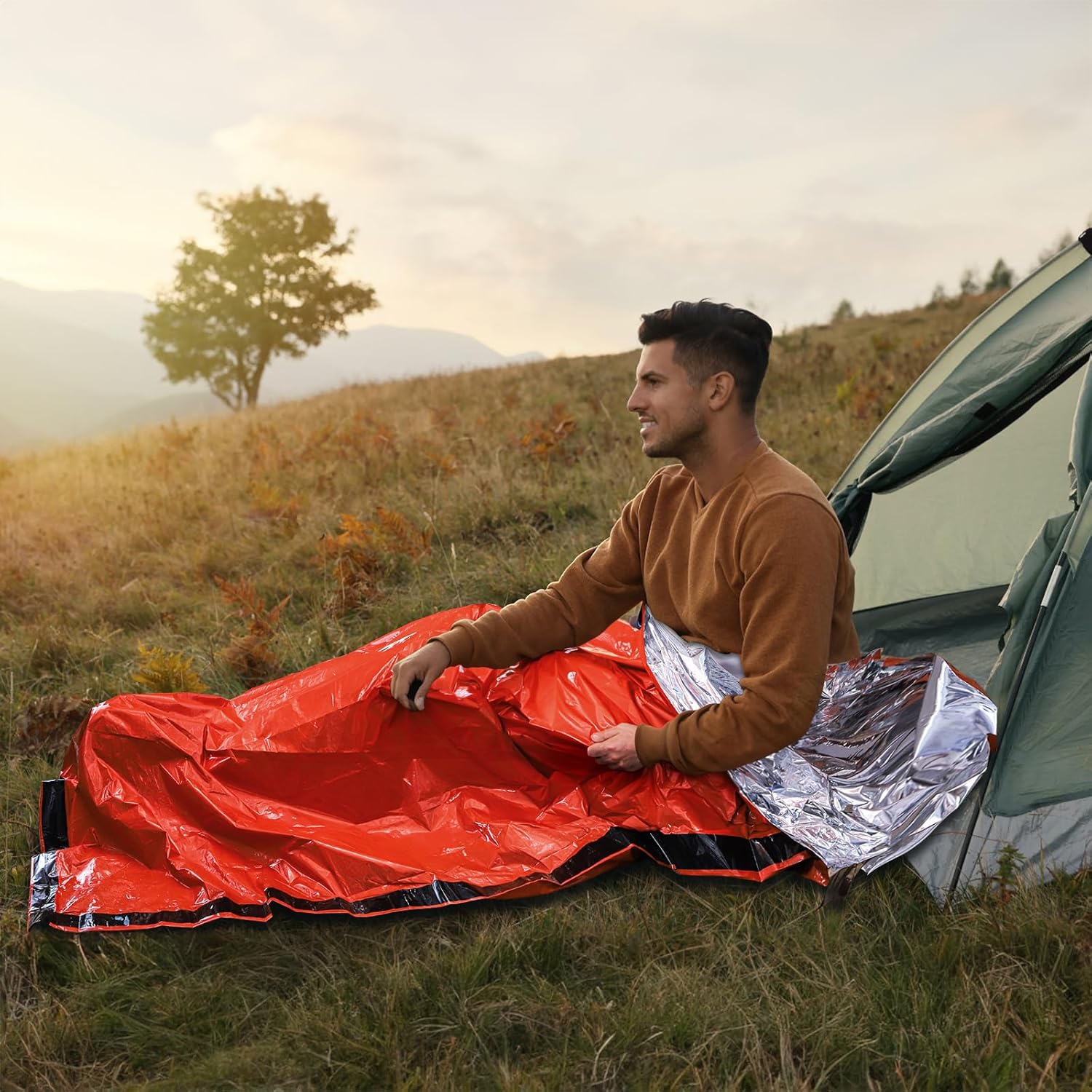 Multi-pack emergency sleeping  - Outdoor Camping Activities For Adults 리뷰 및 가격