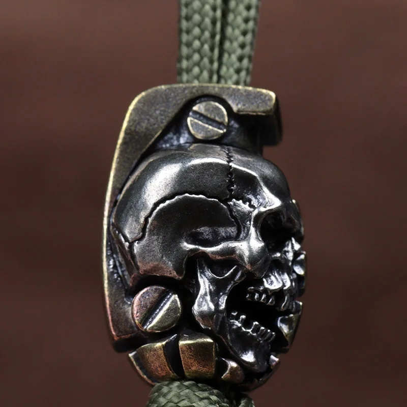 Dual Color Skull Grenade Brass - Paracord Bracelet 리뷰 및 가격