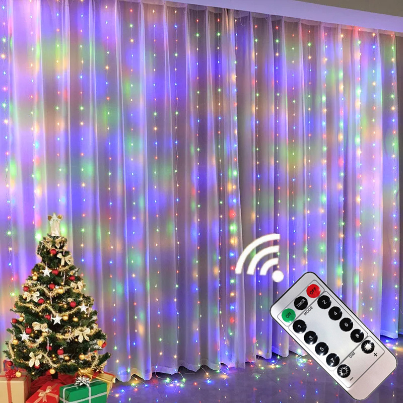 6x3M LED USB Curtain String Fa - Outdoor Camping Lights String 리뷰 및 가격