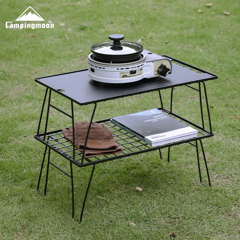CAMPINGMOON T-235-2T Portable  - Outdoor Camping Table With Storage 리뷰 및 가격