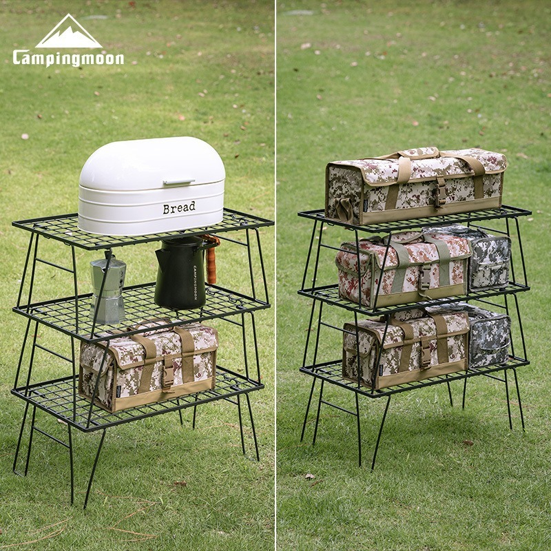 CAMPINGMOON T-235-2T Portable  - Outdoor Camping Table With Storage 리뷰 및 가격