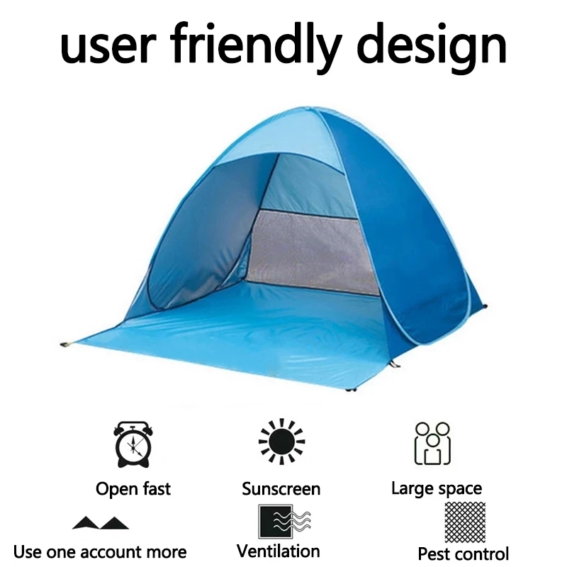 Quick Automatic Opening beach  - Outdoor Camping Automatic Quick Opening Tent 리뷰 및 가격