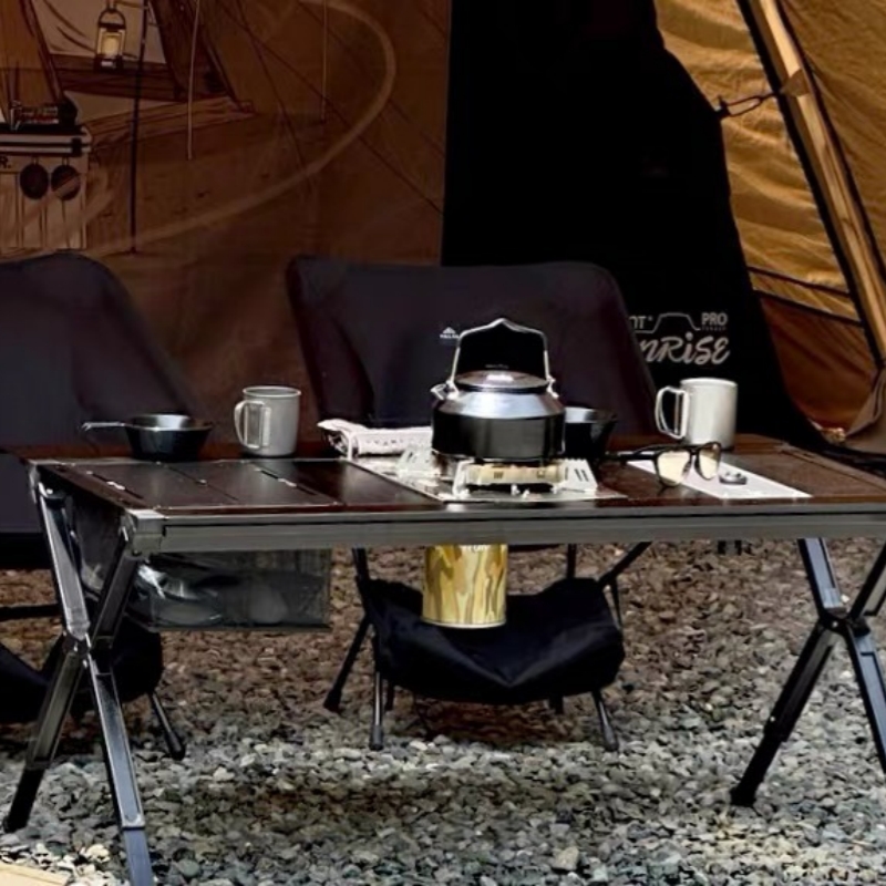 Tryhomy Igt 1  Unit Basket Dra - Outdoor Camping Table With Storage 리뷰 및 가격