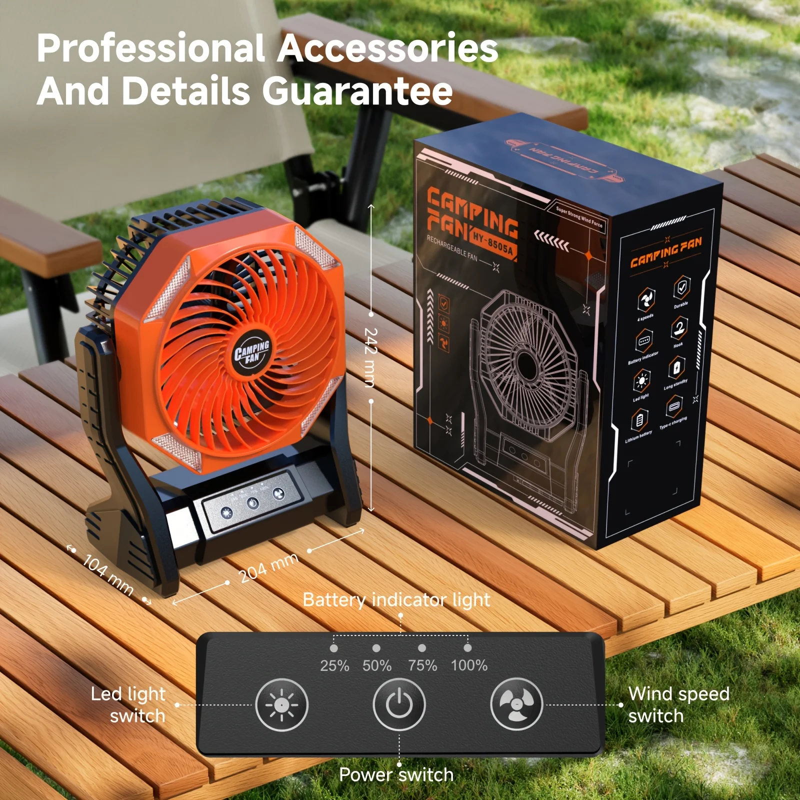 DDHOME 20000mAh Camping Fan wi - Outdoor Camping Fans 리뷰 및 가격