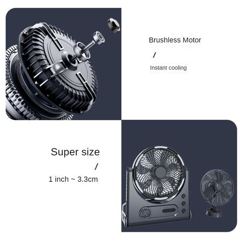 AB68 Camping Fan With LED Ligh - Outdoor Camping Fans 리뷰 및 가격