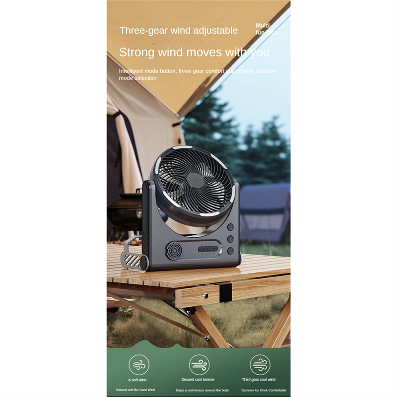AB68 Camping Fan With LED Ligh - Outdoor Camping Fans 리뷰 및 가격