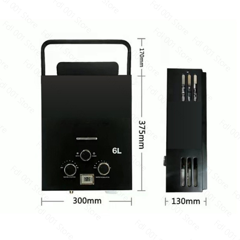 6L Portable Tankless Gas Water - Outdoor Camping Hot Water Heater 리뷰 및 가격