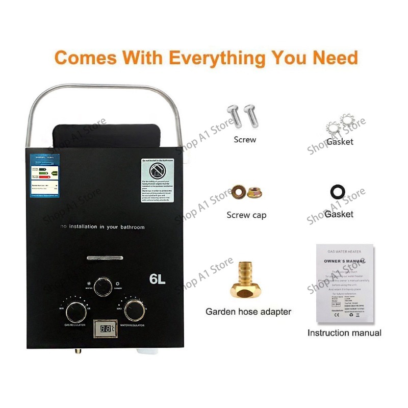 Water Heater 6L Outdoor Campin - Outdoor Camping Hot Water Heater 리뷰 및 가격
