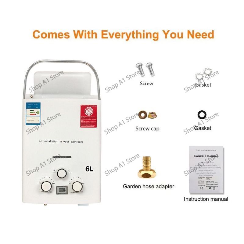 Water Heater 6L Outdoor Campin - Outdoor Camping Hot Water Heater 리뷰 및 가격