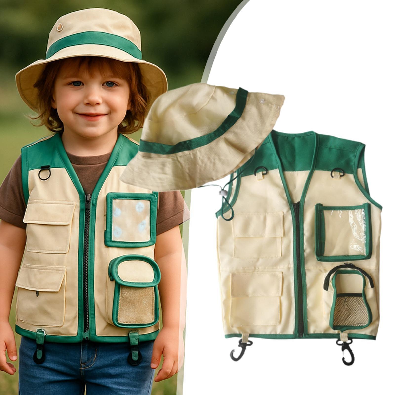 Kids Outdoor Exploration Vest  - Outdoor Camping Kids Activities 리뷰 및 가격