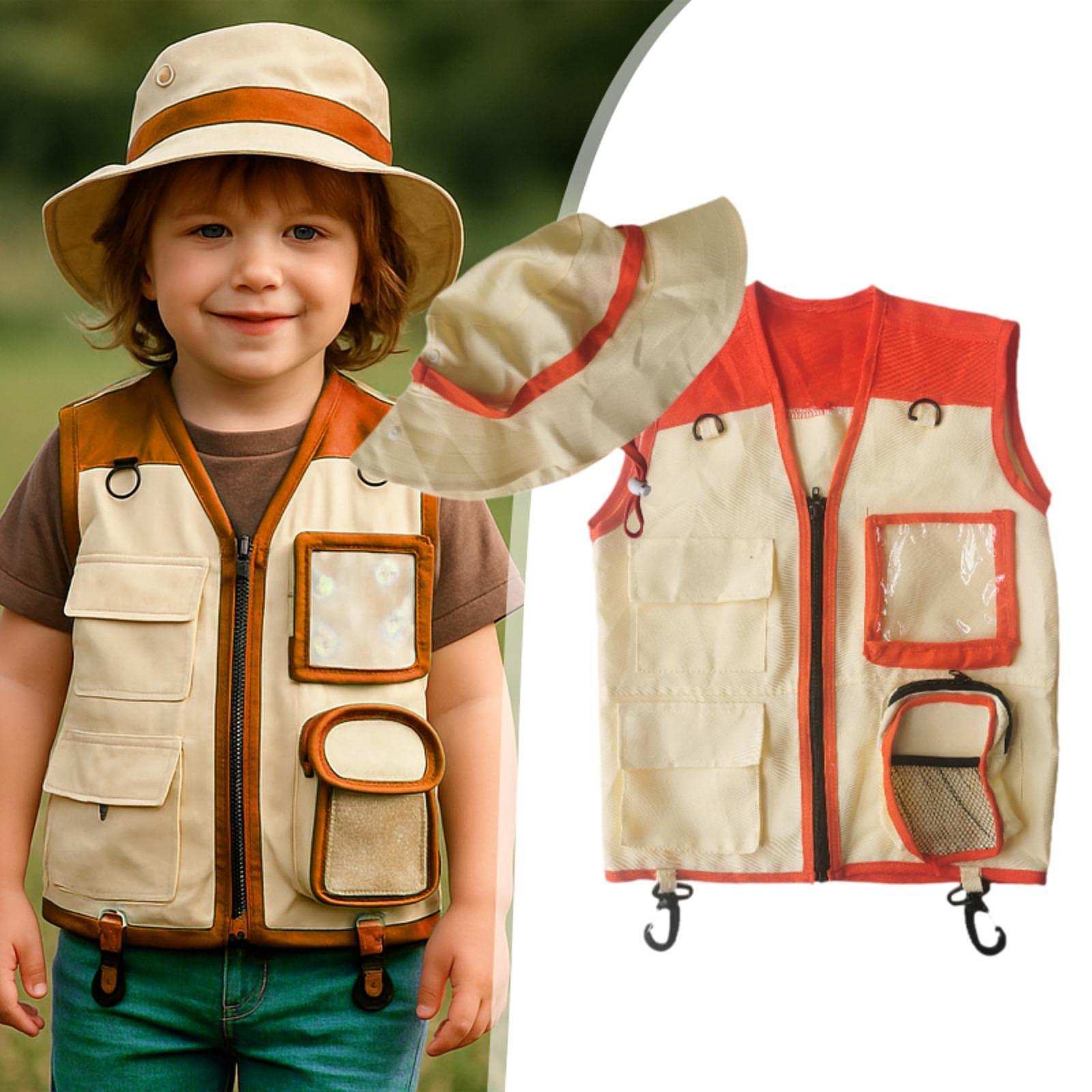 Kids Outdoor Exploration Vest  - Outdoor Camping Kids Activities 리뷰 및 가격