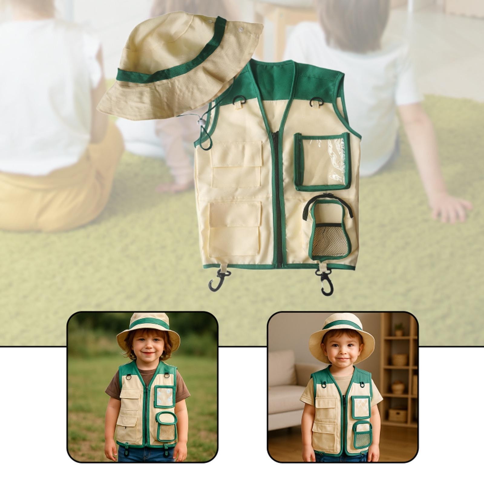 Kids Outdoor Exploration Vest  - Outdoor Camping Kids Activities 리뷰 및 가격
