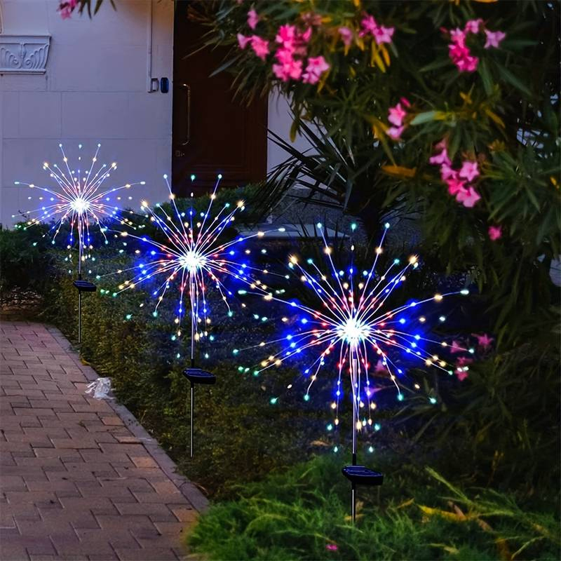 Solar Firework Lights Outdoor  - Outdoor Camping Lights String 리뷰 및 가격