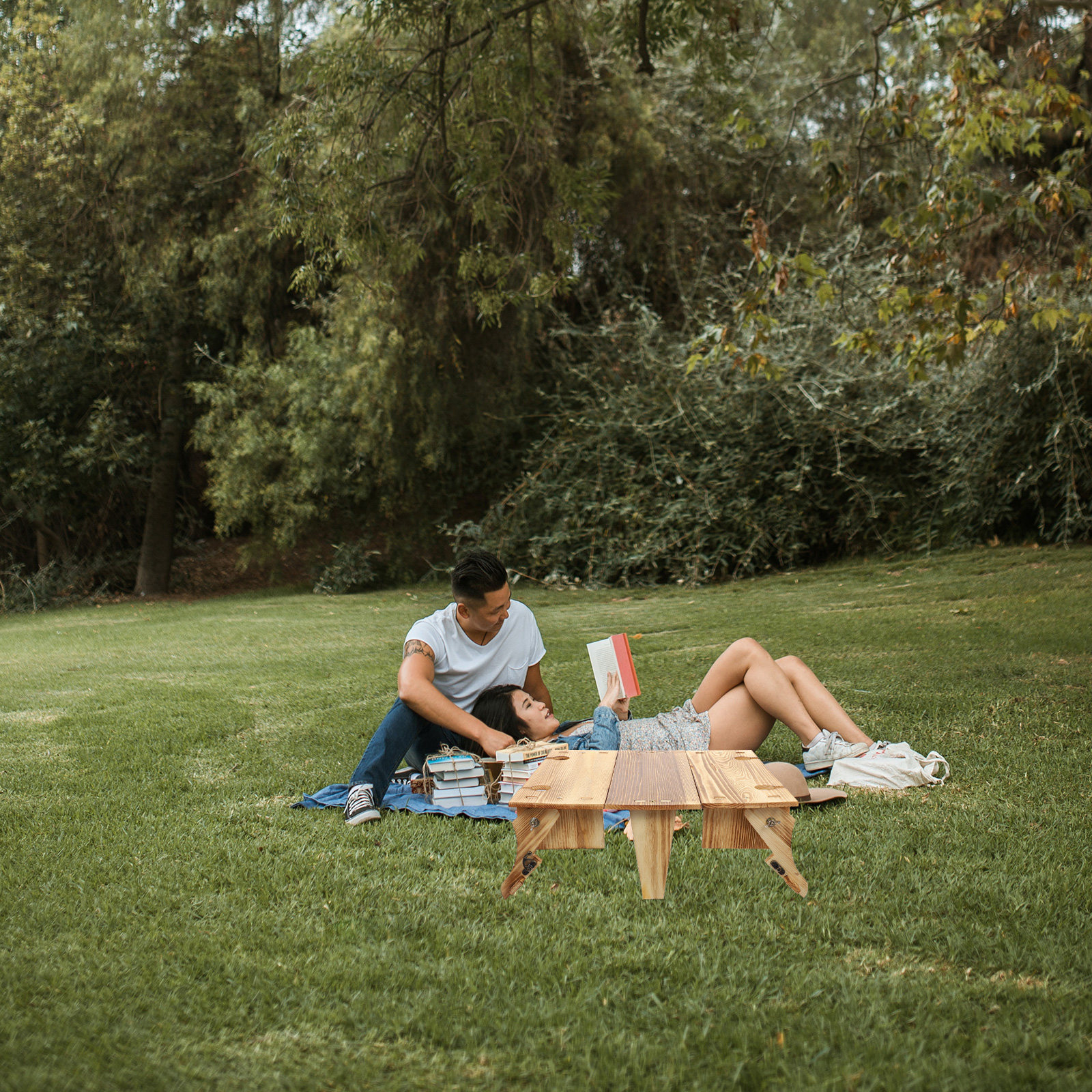 Folding Picnic Basket Table 2- - Outdoor Camping Table With Storage 리뷰 및 가격