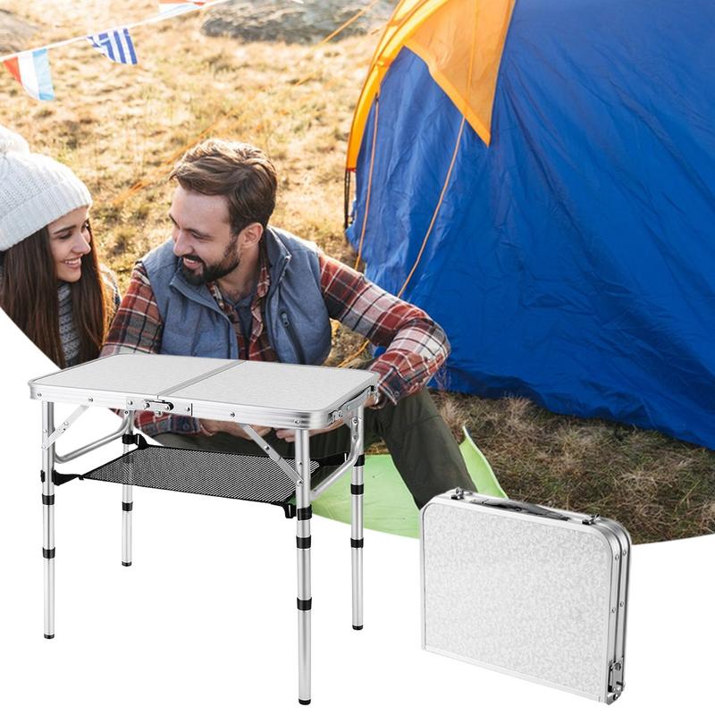 Camping Table Foldable Outdoor - Outdoor Camping Table With Storage 리뷰 및 가격