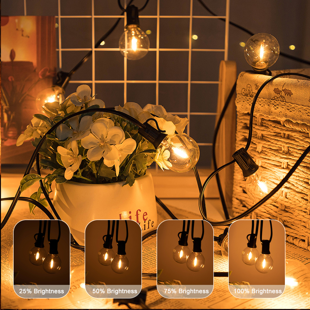 G40 LED Outdoor String Ball Li - Outdoor Camping Lights String 리뷰 및 가격