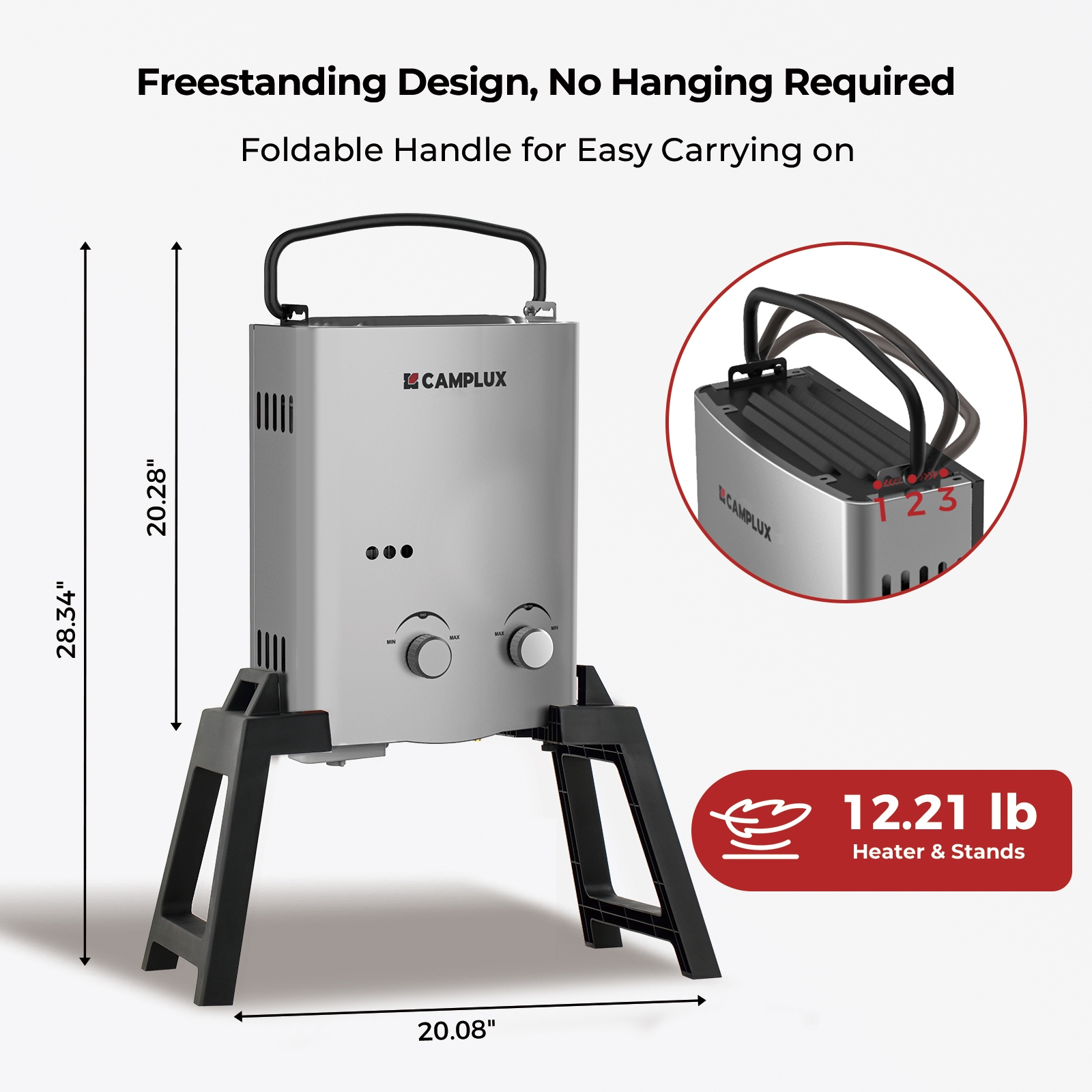 CAMPLUX 1.32GPM Propane Tankle - Outdoor Camping Hot Water Heater 리뷰 및 가격
