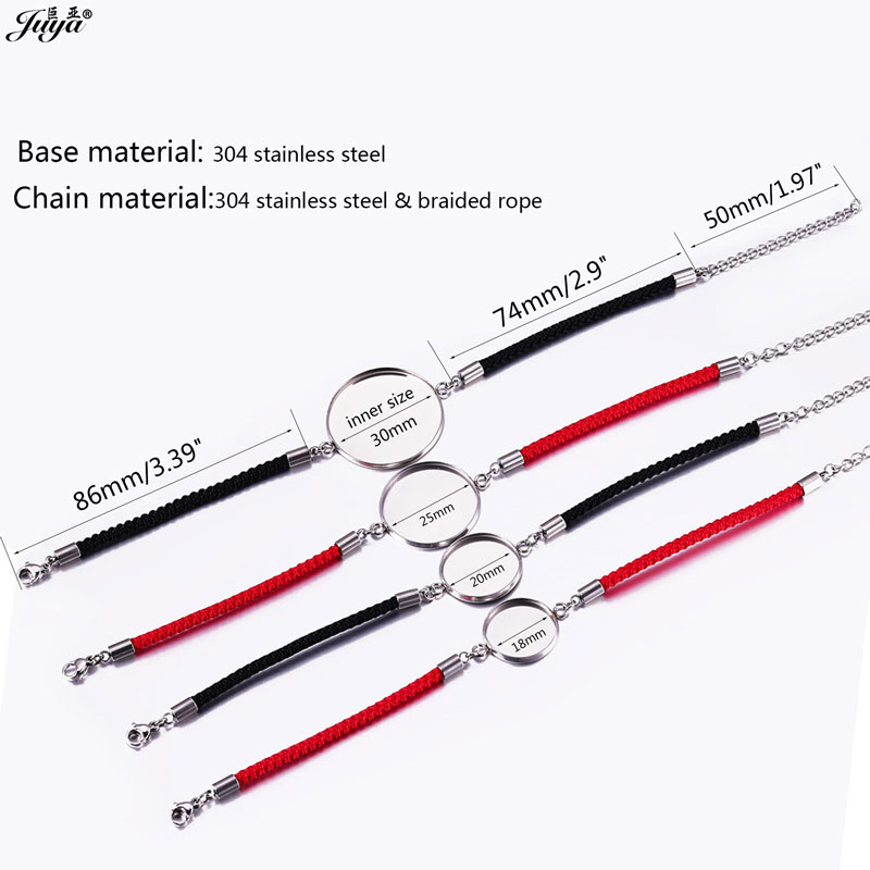 4pcs/lot 18-30mm Stainless Ste - Paracord Bracelet 리뷰 및 가격