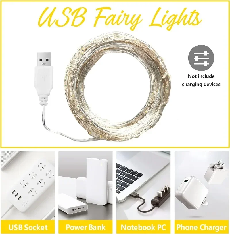 Copper Wire USB LED String Lig - Outdoor Camping Lights String 리뷰 및 가격