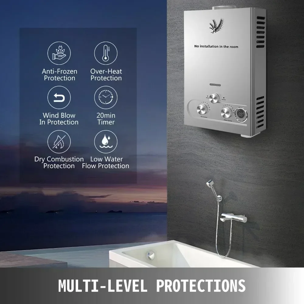 SIHAO 12L 16L 18L GPM LPG Gas  - Outdoor Camping Hot Water Heater 리뷰 및 가격