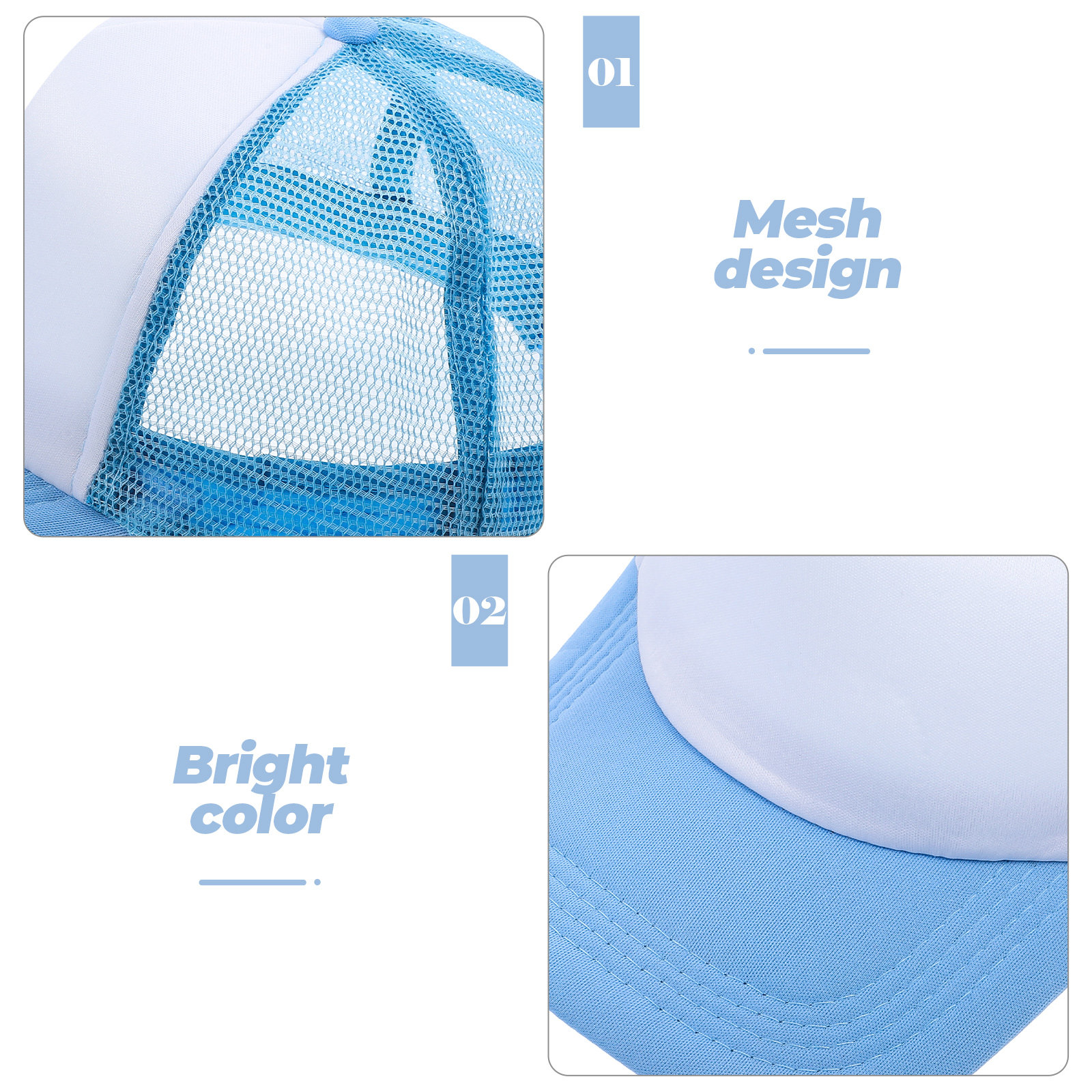10Pcs Mesh Baseball Hat Blank  - Outdoor Camping Activities For Adults 리뷰 및 가격