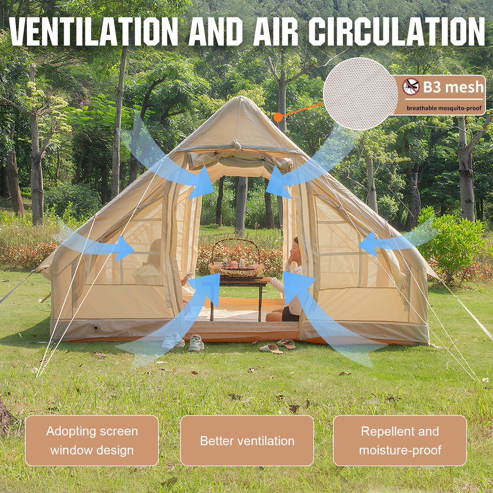4-6 Person House Instant Glamp - Outdoor Camping And Glamping 리뷰 및 가격