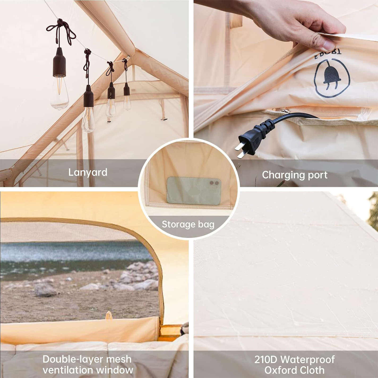 4-6 Person House Instant Glamp - Outdoor Camping And Glamping 리뷰 및 가격