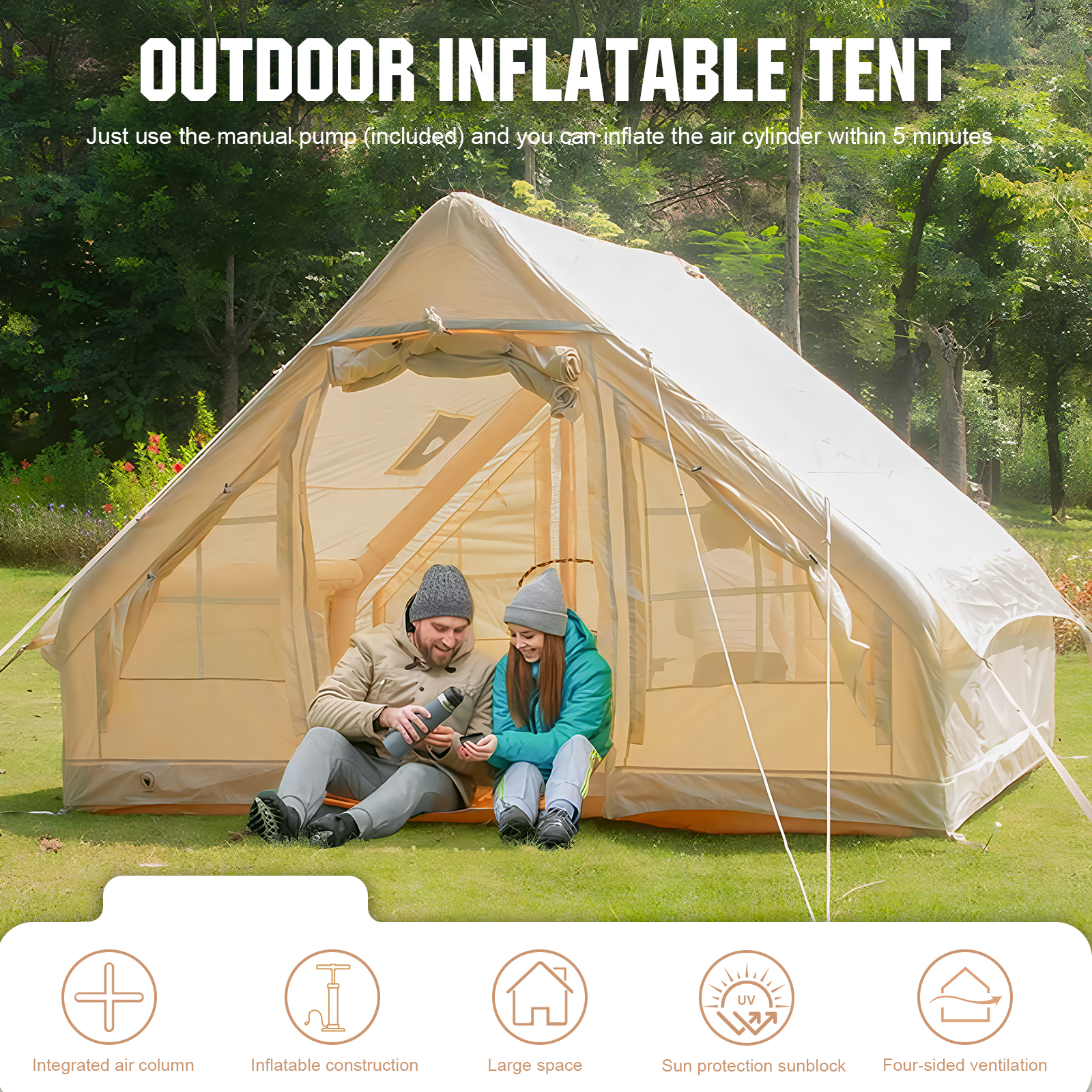 4-6 Person House Instant Glamp - Outdoor Camping And Glamping 리뷰 및 가격