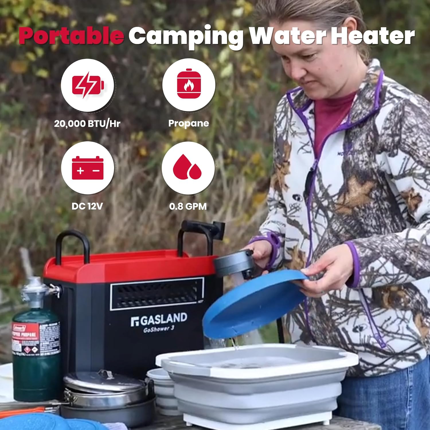 Goshower G3 Pro 1lb Propane Po - Outdoor Camping Hot Water Heater 리뷰 및 가격
