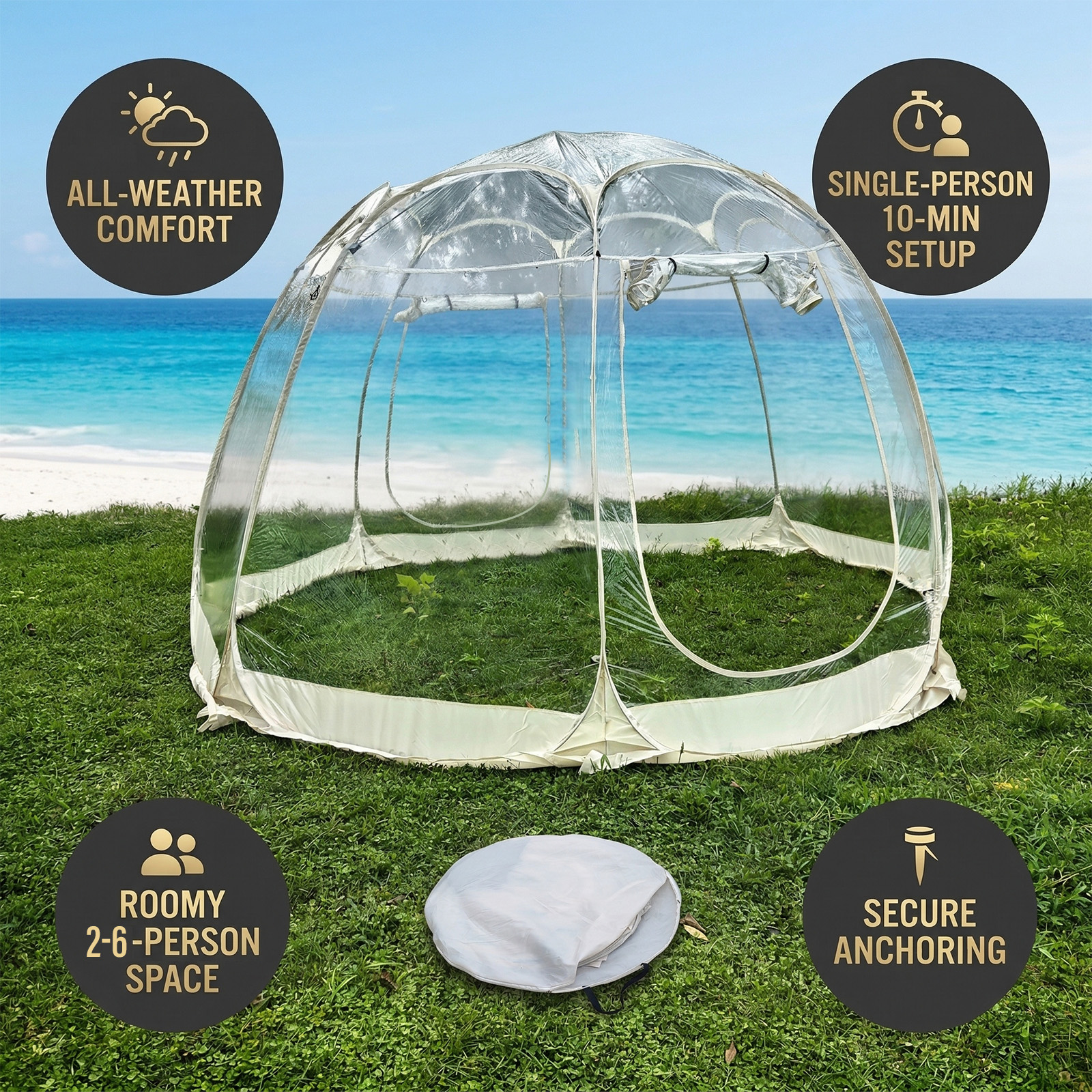 Quick-Set Bubble Tent Camping  - Outdoor Camping Lights String 리뷰 및 가격