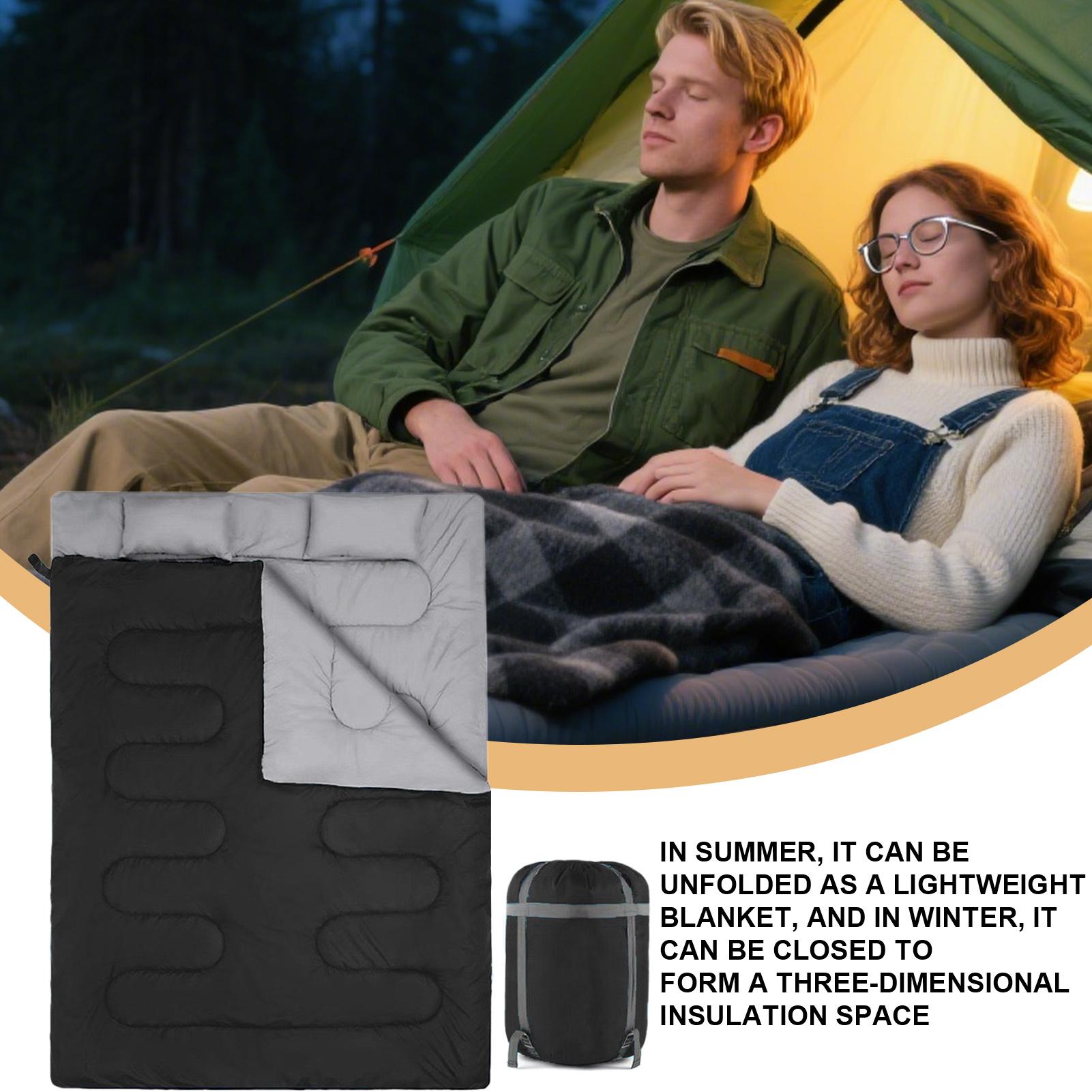 Adults Double Sleeping Bag 2 P - Outdoor Camping Activities For Adults 리뷰 및 가격