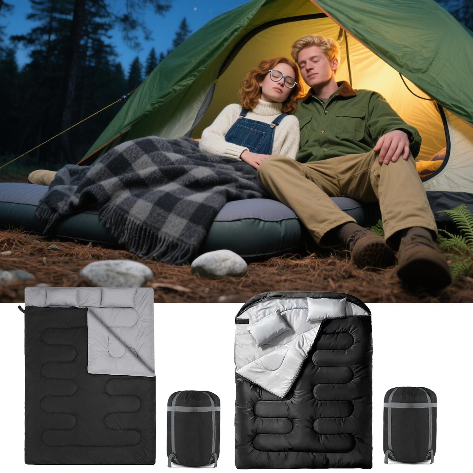 Adults Double Sleeping Bag 2 P - Outdoor Camping Activities For Adults 리뷰 및 가격