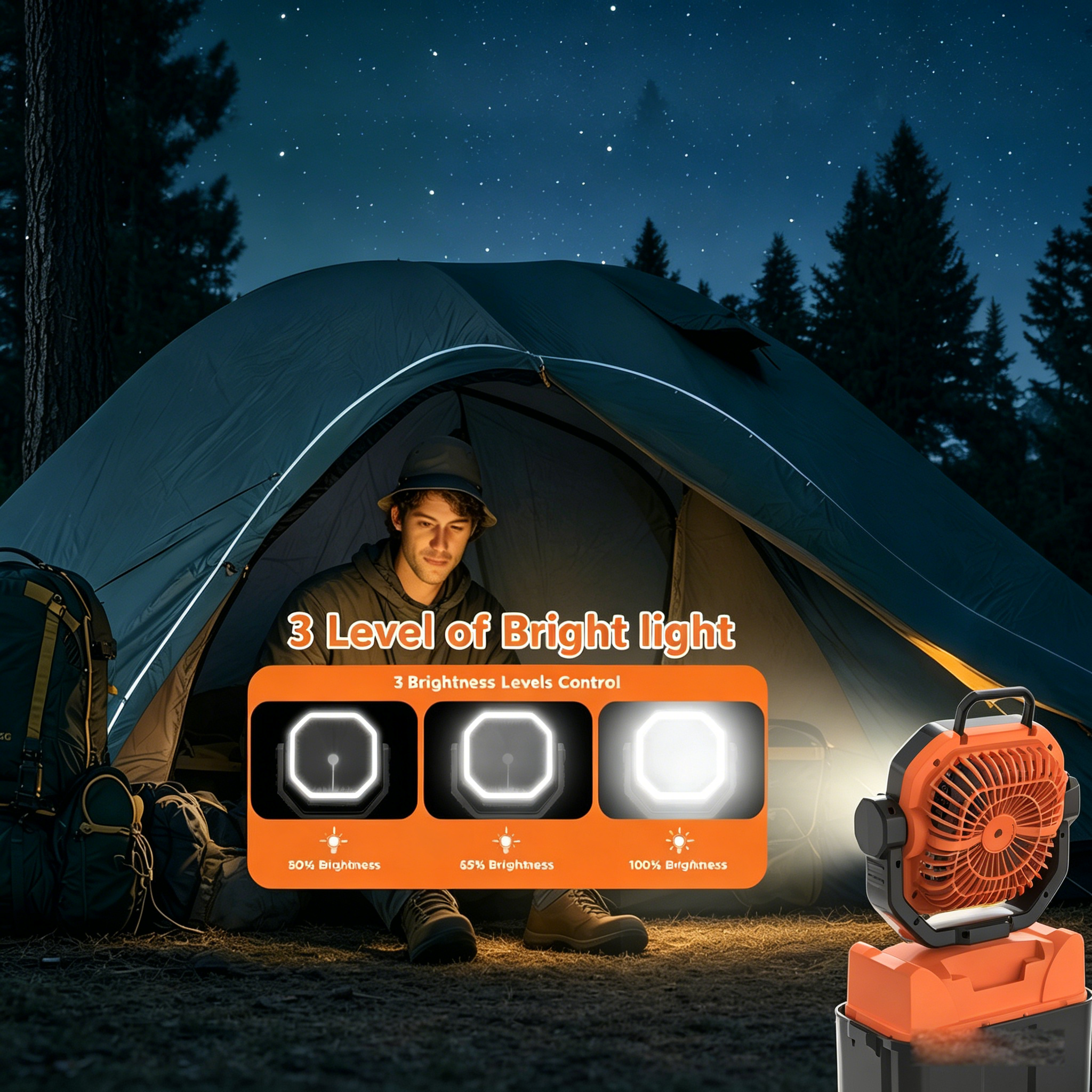 30000mAh Spray Camping Fan wit - Outdoor Camping Fans 리뷰 및 가격