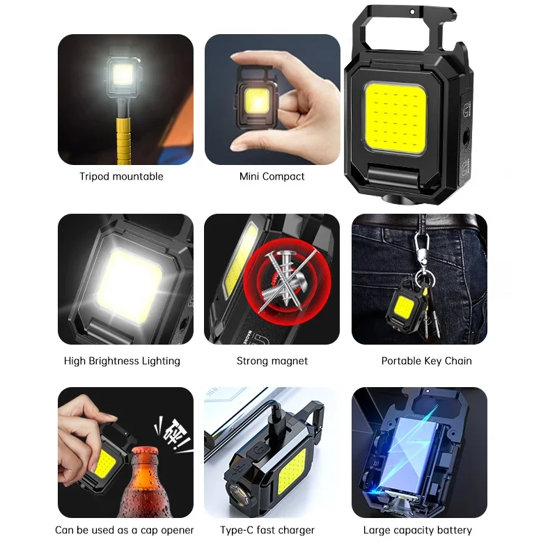 Mini Flashlight Keychain Light - Camping Lantern 리뷰 및 가격