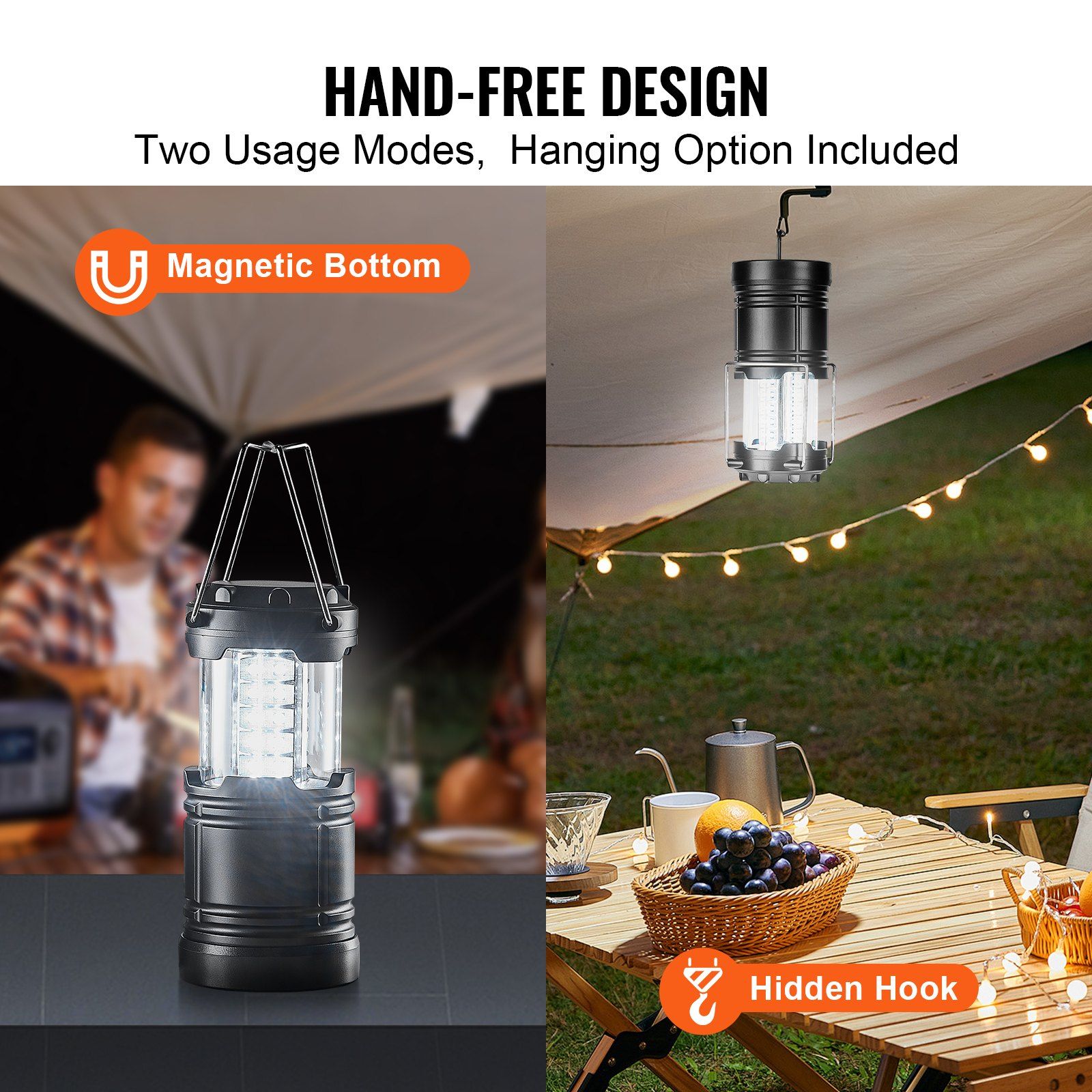 Set of 4 Collapsible LED Campi - Camping Lantern 리뷰 및 가격