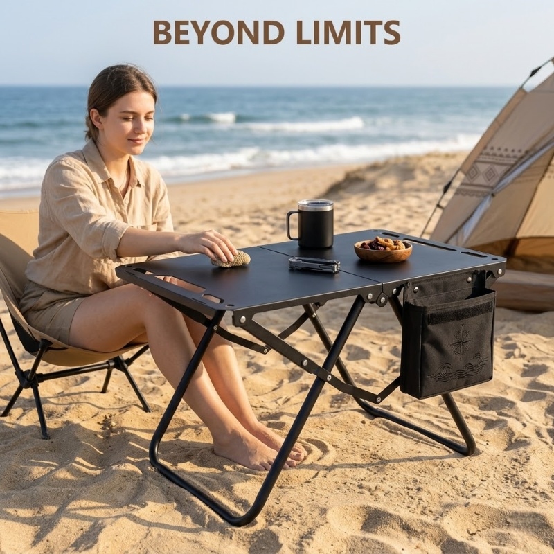 Foldable Outdoor Camping Beach - Outdoor Camping Table With Storage 리뷰 및 가격