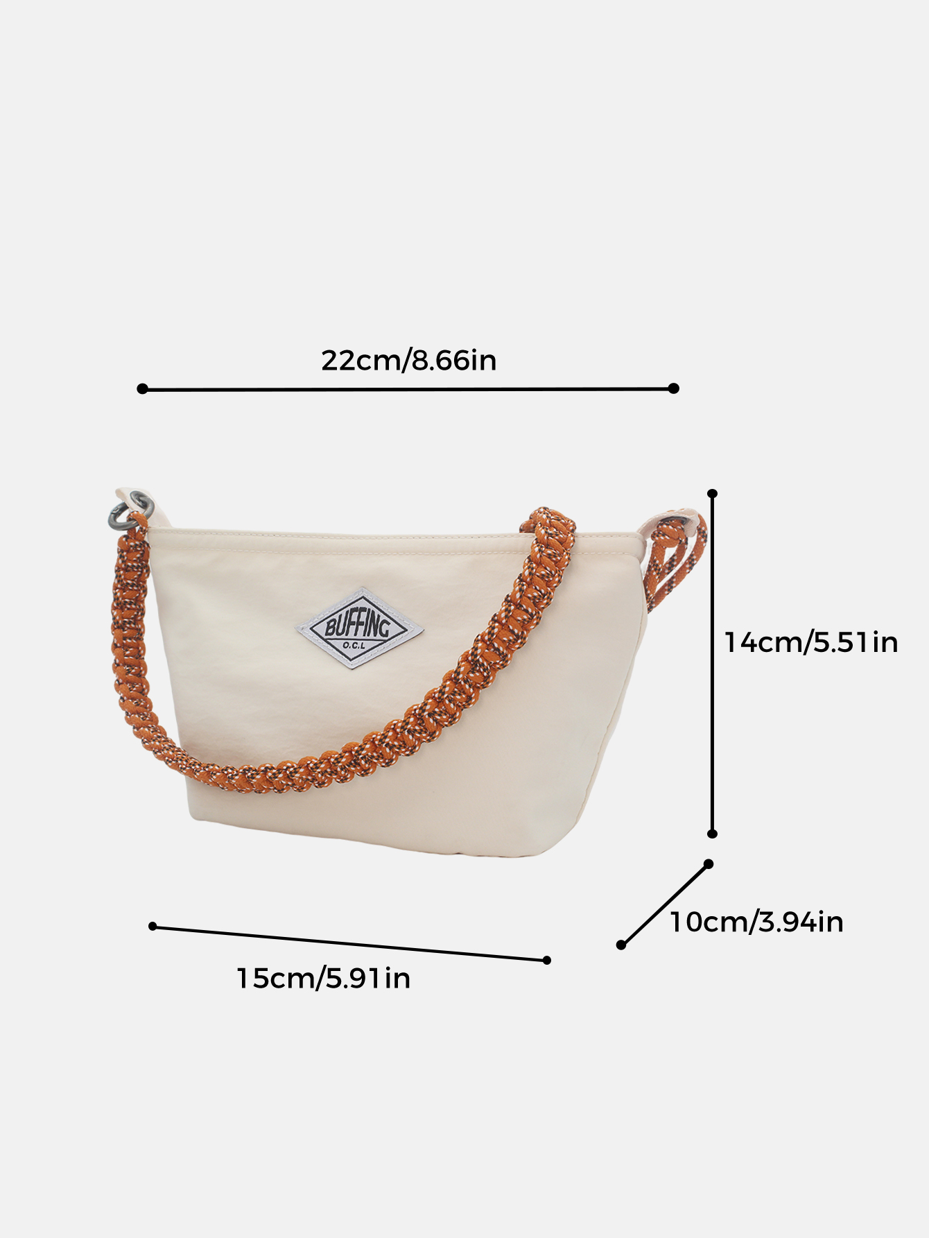 Buffing Off-White Small Crossb - Japanese Outdoor Camping Brand 리뷰 및 가격