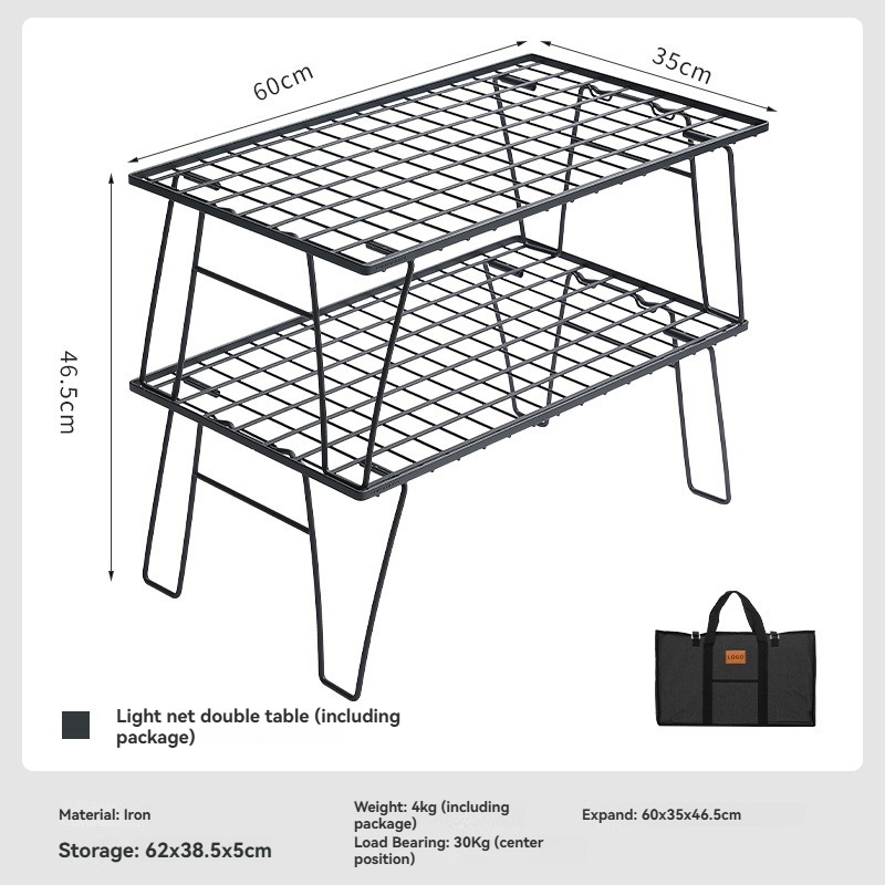 CAMPINGMOON T-235-2T 2Layers P - Outdoor Camping Table With Storage 리뷰 및 가격