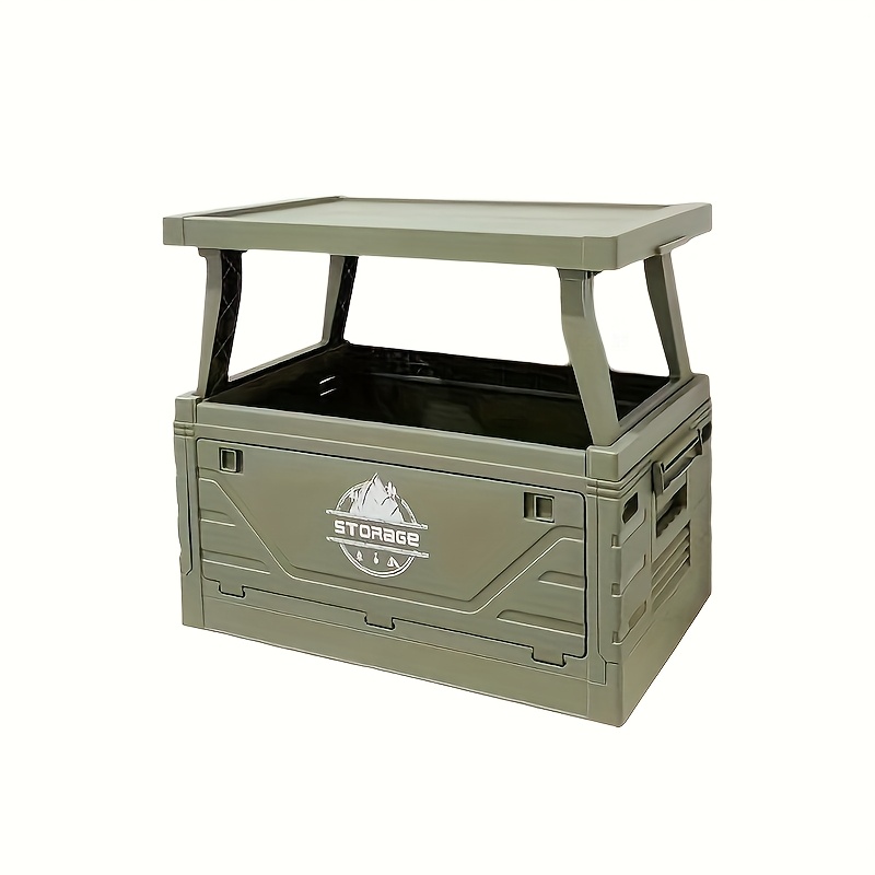 Camping Storage Box with Foldi - Outdoor Camping Table With Storage 리뷰 및 가격