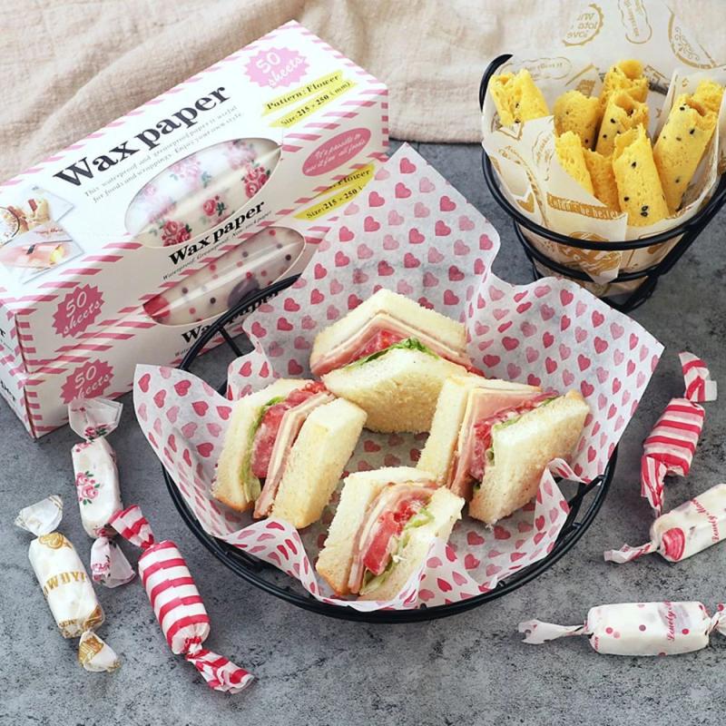 50pcs Food Grade Wax Paper Cam - Outdoor Camping Food 리뷰 및 가격
