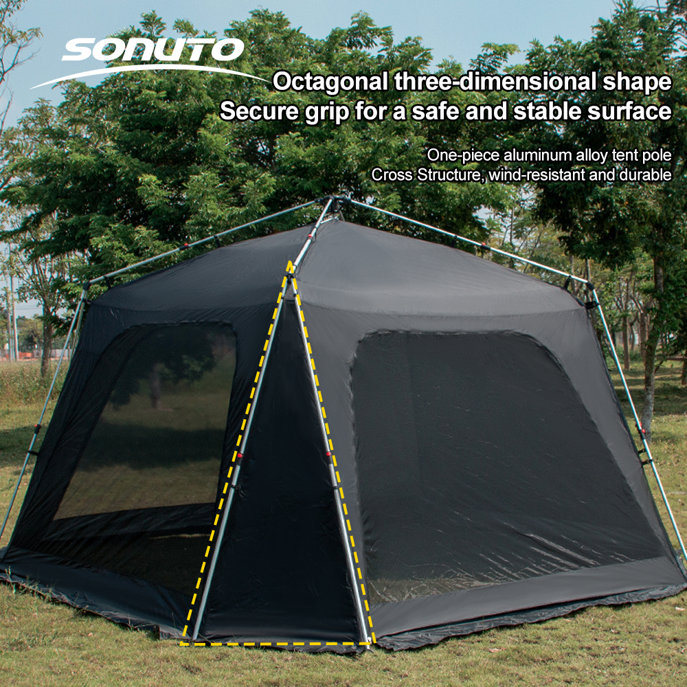 Sonuto Octagonal Instant Cabin - Outdoor Camping Automatic Quick Opening Tent 리뷰 및 가격