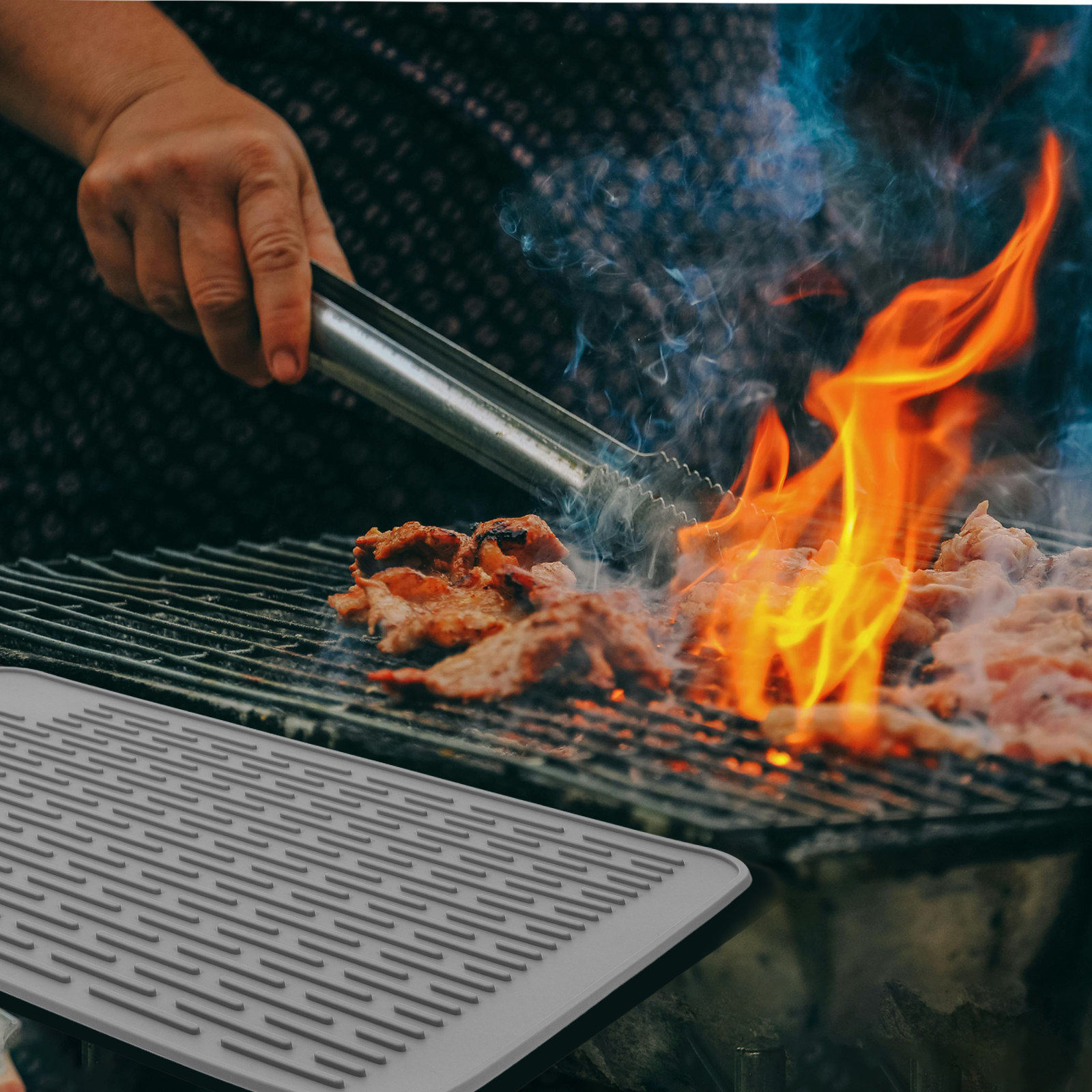 1pc Silicone Grill Mat Multipu - Outdoor Gas Stove 리뷰 및 가격