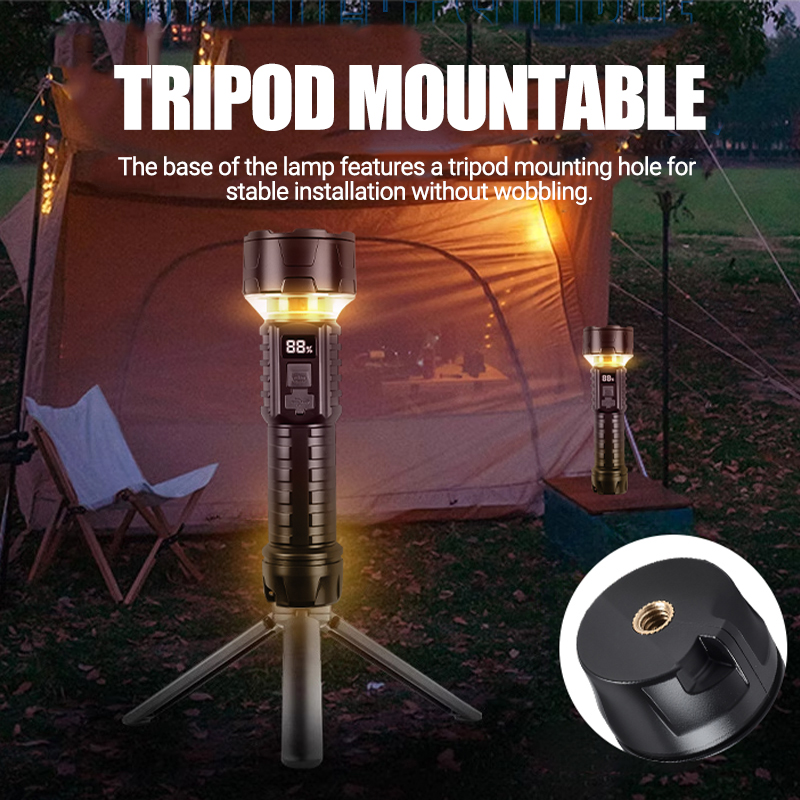 COB LED Flashlight Rechargeabl - Camping Lantern 리뷰 및 가격