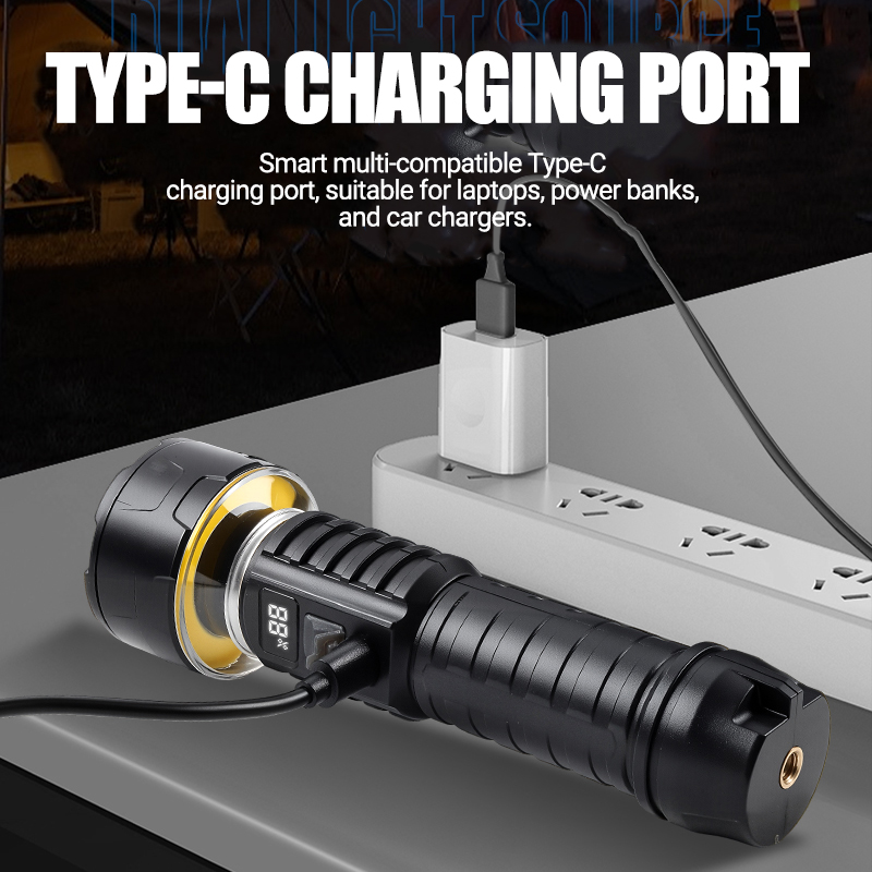 COB LED Flashlight Rechargeabl - Camping Lantern 리뷰 및 가격